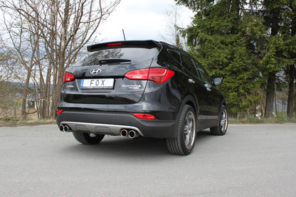 FOX Hyundai Santa Fé 4x4 - DM Endrohrsystem rechts/links - 2x90 Typ 12 rechts/links