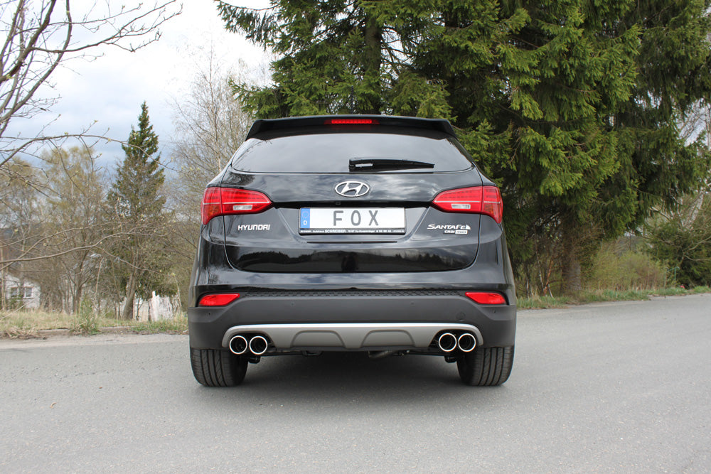 FOX Hyundai Santa Fé 4x4 - DM Endrohrsystem rechts/links - 2x90 Typ 12 rechts/links