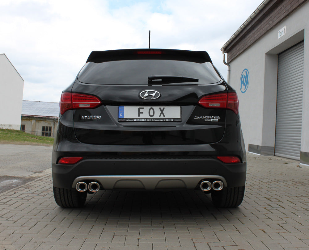 FOX Hyundai Santa Fé 4x4 - DM Endrohrsystem rechts/links - 2x88x79 Typ 71 rechts/links