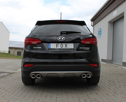 FOX Hyundai Santa Fé 4x4 - DM Endrohrsystem rechts/links - 2x88x79 Typ 71 rechts/links