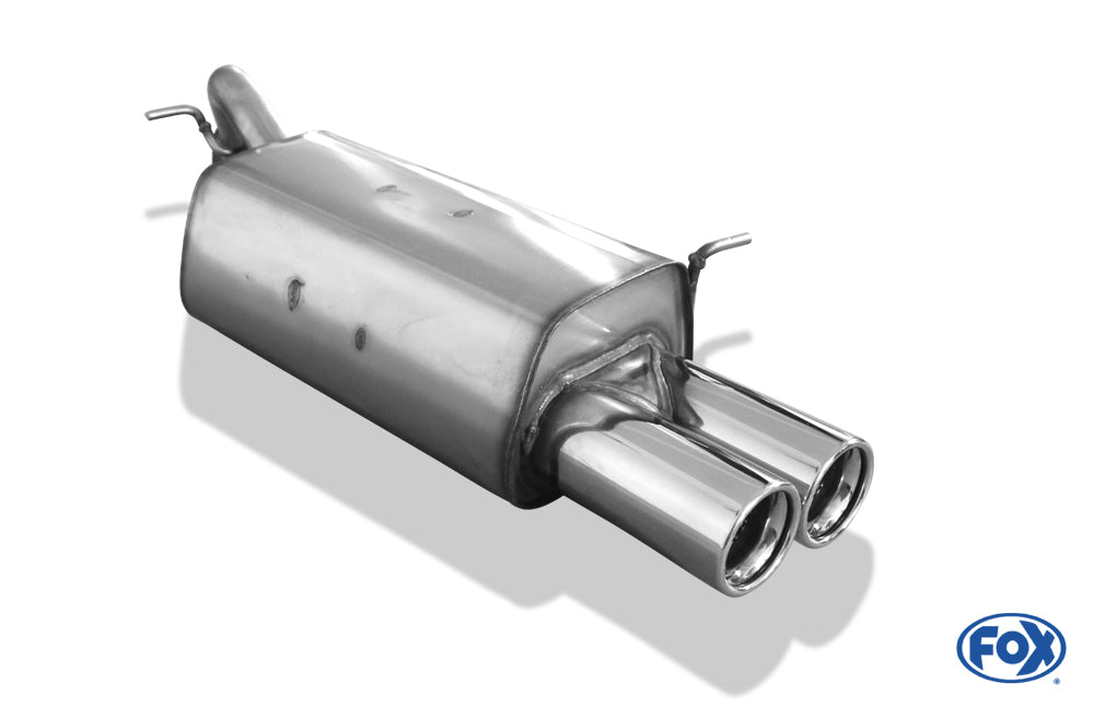 FOX Hyundai Getz - 3/5 türer Endschalldämpfer - 2x80 Typ 13
