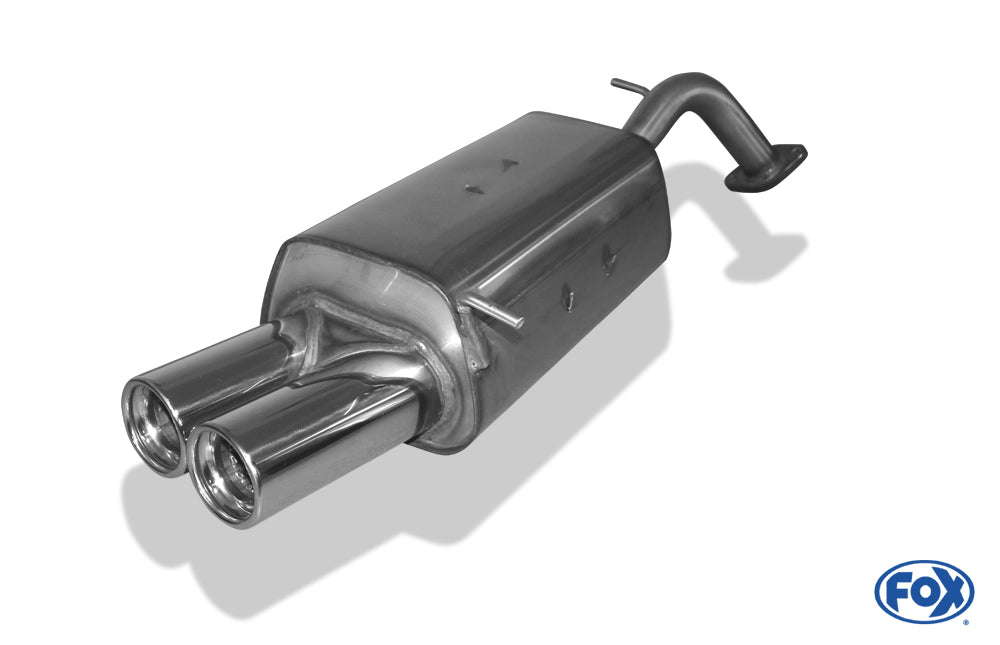 FOX Hyundai Getz - 3/5 türer Endschalldämpfer - 2x80 Typ 13