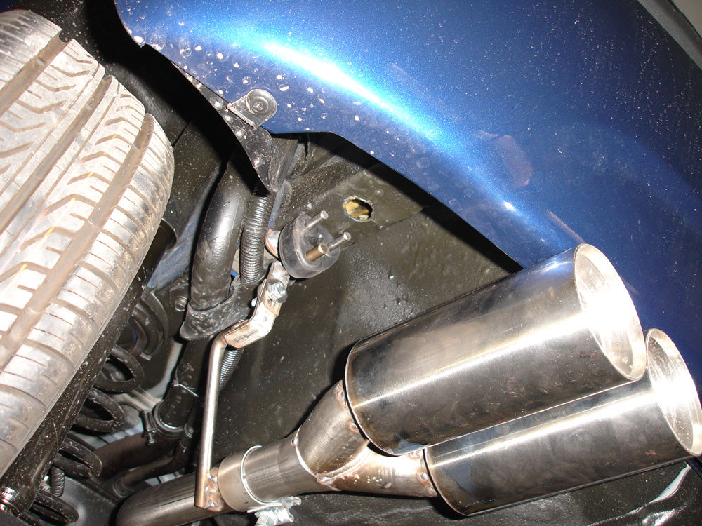 FOX Hyundai Getz - 3/5 türer Endschalldämpfer Ausgang rechts/links - 2x80 Typ 13 rechts/links