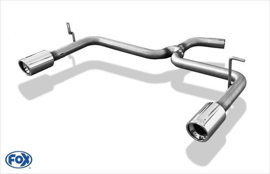 FOX Hyundai i30 - Korea Endrohrsystem rechts/links passend auf den originalen ESD - 1x90 Typ 17 rechts/links