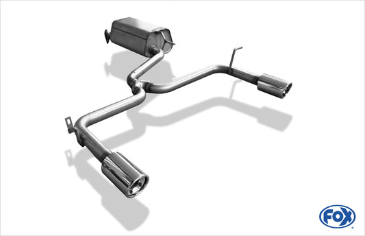 FOX Hyundai i30 - Korea Endschalldämpfer - 1x90 Typ 17 rechts/links