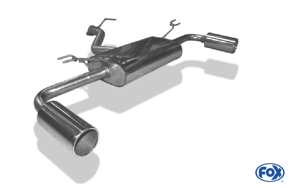 FOX Hyundai i30 Turbo Endschalldämpfer quer Ausgang rechts/links - 1x100 Typ 12 rechts/links