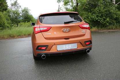 FOX Hyundai i30 Turbo Endschalldämpfer quer Ausgang rechts/links - 1x100 Typ 27 rechts/links