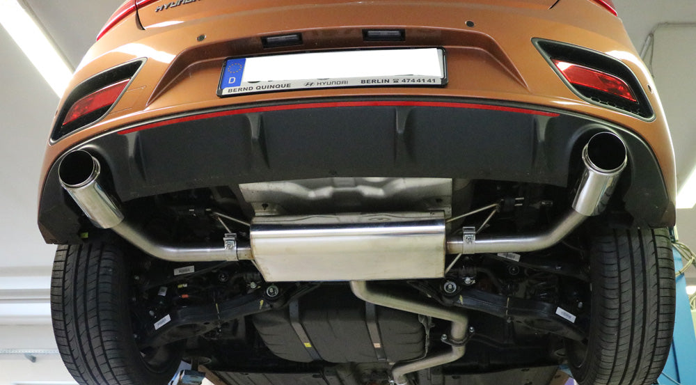 FOX Hyundai i30 Turbo Endschalldämpfer quer Ausgang rechts/links - 1x100 Typ 27 rechts/links