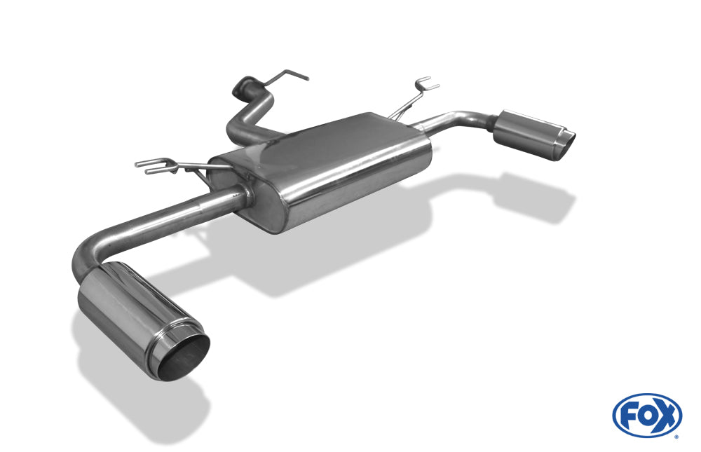 FOX Hyundai i30 Turbo Endschalldämpfer quer Ausgang rechts/links - 1x100 Typ 27 rechts/links