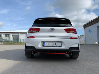 FOX Hyundai i30N Performance + Fastback Endrohre passend auf den originalen Endschalldämpfer - 1x114 Typ 25 rechts/links