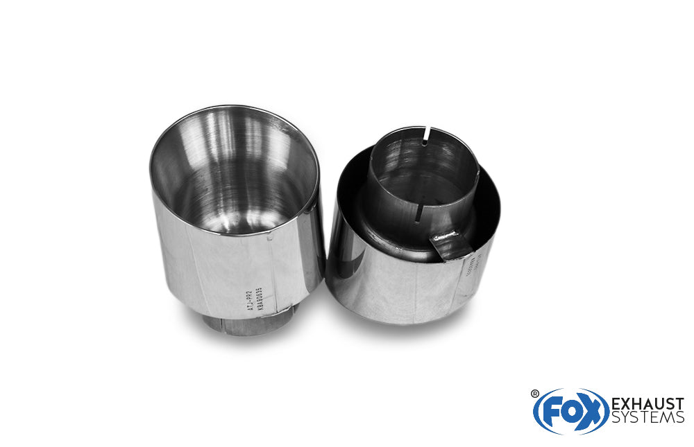 FOX Hyundai i30N Performance + Fastback Endrohre passend auf den originalen Endschalldämpfer - 1x114 Typ 25 rechts/links