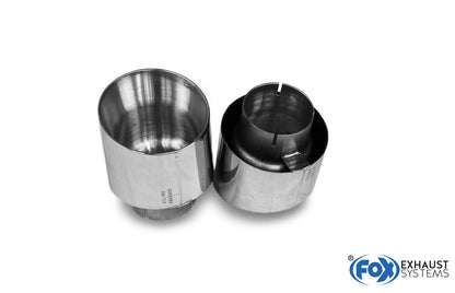 FOX Hyundai i30N Performance + Fastback Endrohre passend auf den originalen Endschalldämpfer - 1x114 Typ 25 rechts/links