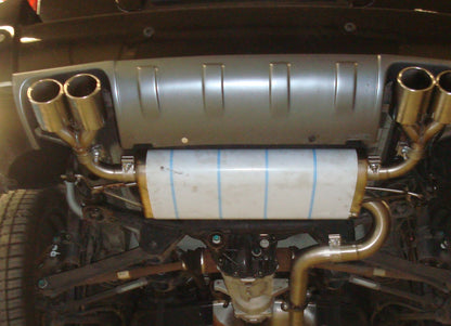 FOX Hyundai Tucson Allrad 2,7l - JM Endschalldämpfer quer Ausgang rechts/links - 2x90 Typ 12 rechts/links