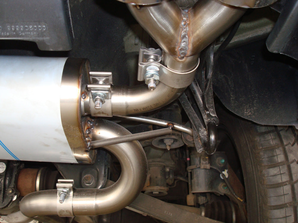 FOX Hyundai Tucson Allrad 2,7l - JM Endschalldämpfer quer Ausgang rechts/links - 2x90 Typ 12 rechts/links