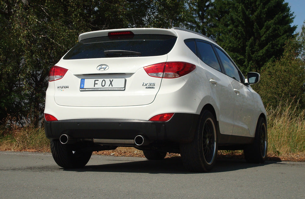 FOX Hyundai ix35 Endschalldämpfer Ausgang rechts/links - 1x100 Typ 12 rechts/links