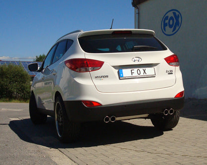 FOX Hyundai ix35 Endschalldämpfer Ausgang rechts/links - 2x80 Typ 16 rechts/links