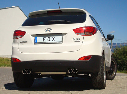 FOX Hyundai ix35 Endschalldämpfer Ausgang rechts/links - 2x80 Typ 16 rechts/links
