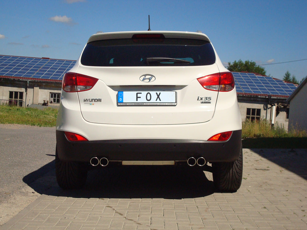 FOX Hyundai ix35 Endschalldämpfer Ausgang rechts/links - 2x80 Typ 16 rechts/links