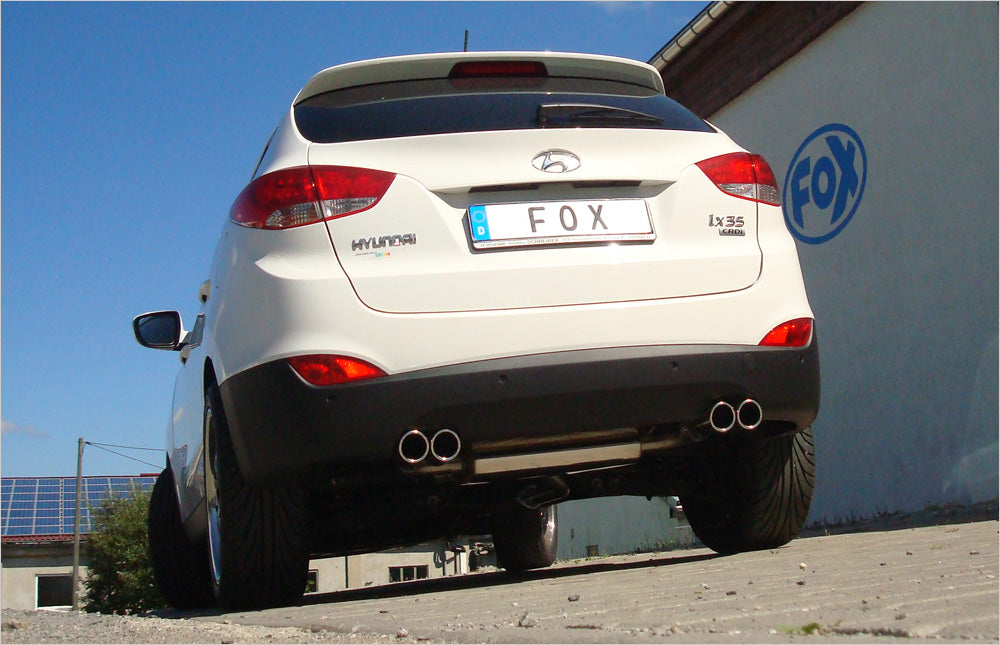 FOX Hyundai ix35 Endschalldämpfer Ausgang rechts/links - 2x80 Typ 16 rechts/links