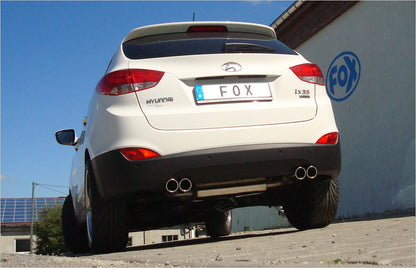 FOX Hyundai ix35 Endschalldämpfer Ausgang rechts/links - 2x80 Typ 16 rechts/links
