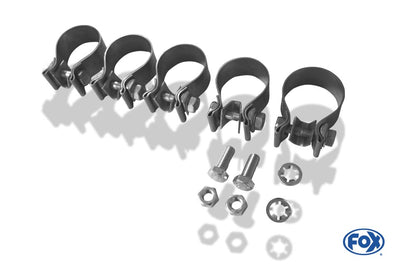 FOX Hyundai ix35 Endschalldämpfer Ausgang rechts/links - 2x80 Typ 16 rechts/links