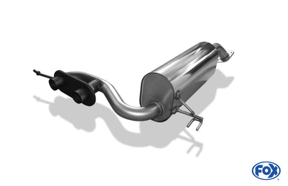FOX Hyundai Veloster Endschalldämpfer mit Ausgang in den originalen Endrohren