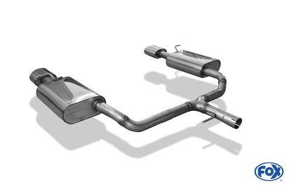FOX Hyundai i40 CW Diesel Endschalldämpfer rechts/links - 160x90 Typ 38 rechts/links