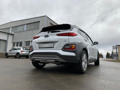FOX Hyundai Kona 4WD - Endrohre in der Stoßstange Endschalldämpfer Ausgang rechts/links - 145x65 Typ 59 rechts/links