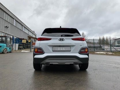 FOX Hyundai Kona 4WD - Endrohre in der Stoßstange Endschalldämpfer Ausgang rechts/links - 145x65 Typ 59 rechts/links