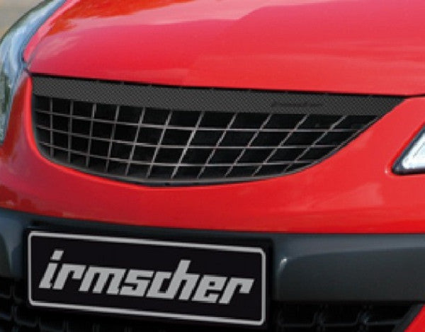 Irmscher Corsa E 3 Türer Kühlergrilleinsatz im Carbon-Look (ab BJ. 2011.05)