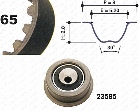 MAPCO Zahnriemensatz 73501