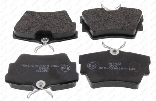 MAPCO Bremsbelagsatz, Scheibenbremse Hinterachse  6582