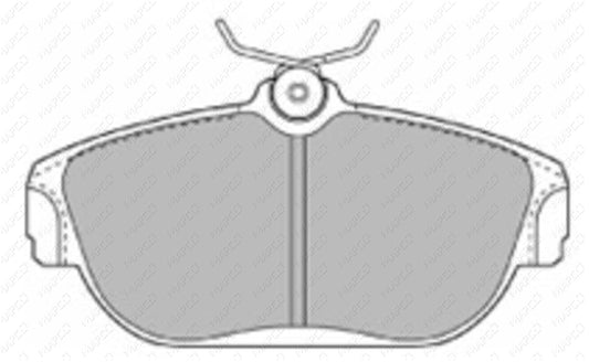 MAPCO Bremsbelagsatz, Scheibenbremse Vorderachse  6366