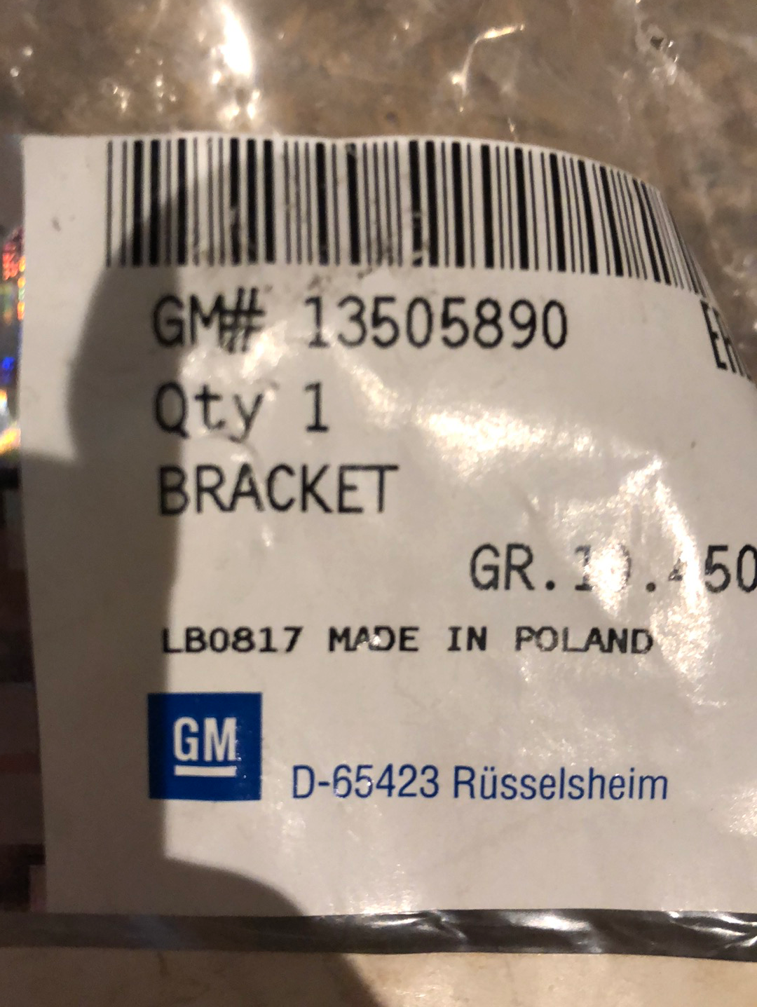 Original GM Opel Insignia Türgriff Hinten Links Neu