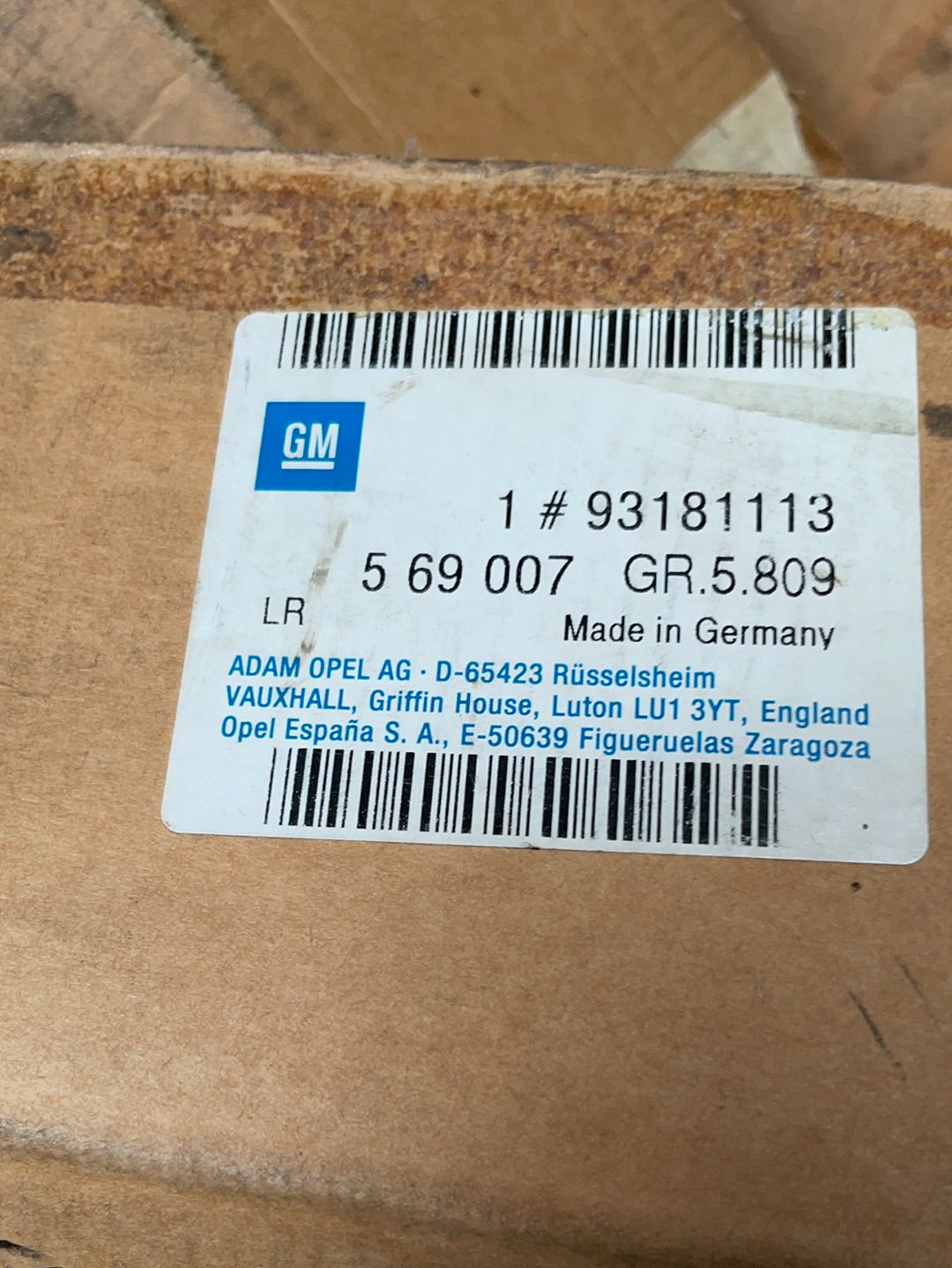 Original GM Opel Astra H Bremsscheiben vorne Neu