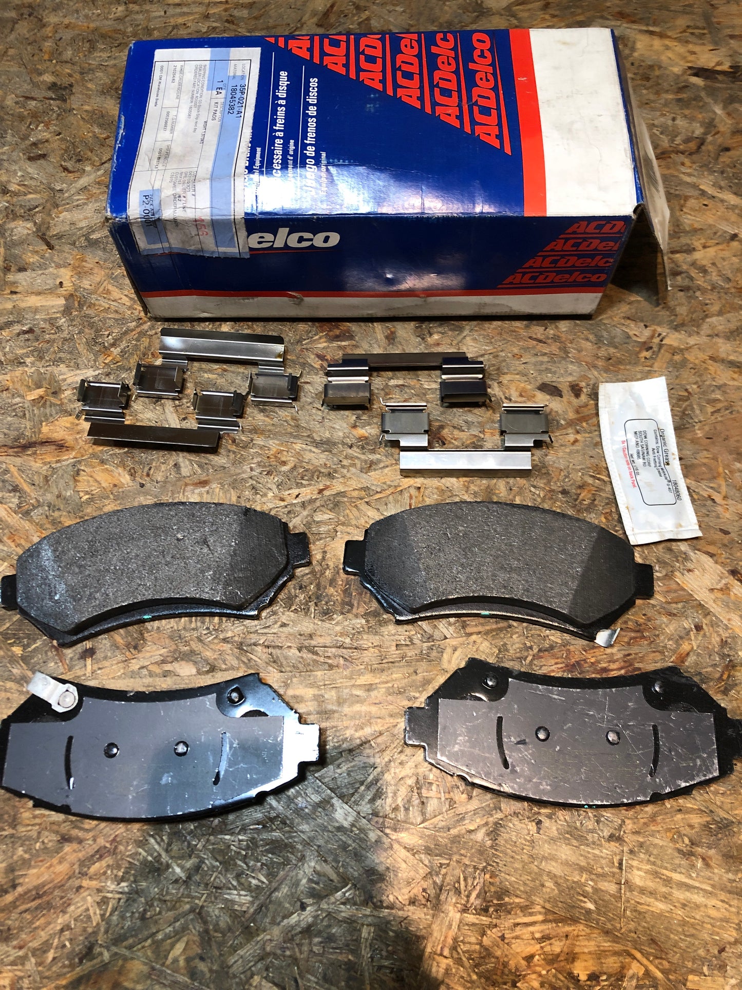 ACDelco Opel Sintra Bremsbelagsatz Neu