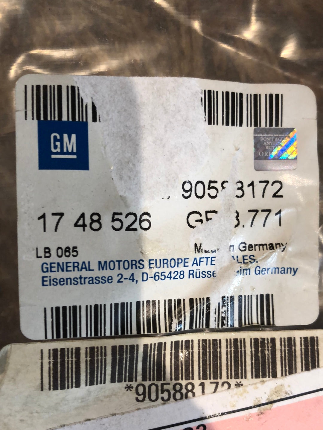 Original GM Opel Astra G Zafira A Heizelement Sitzheizung Neu