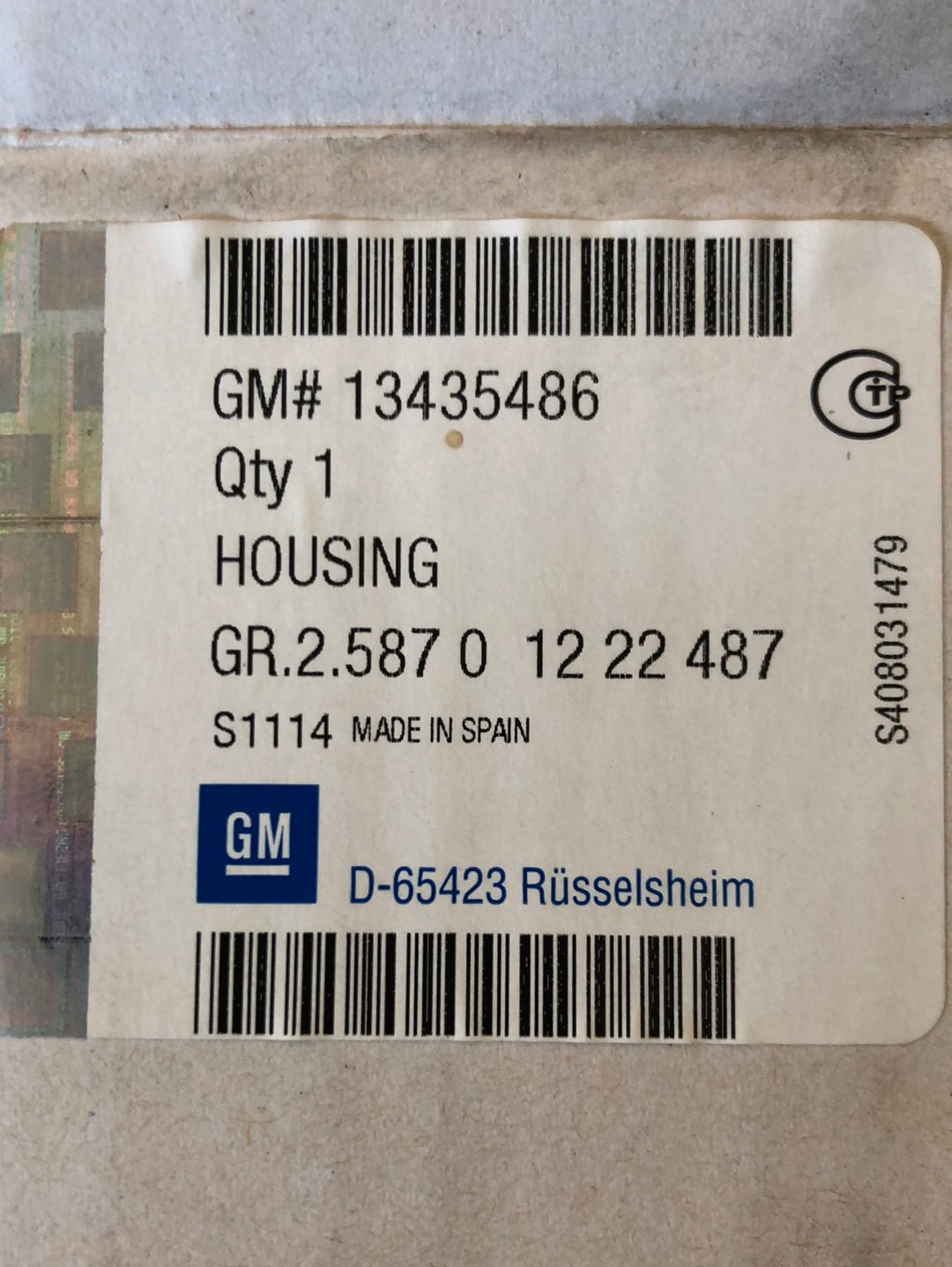 Original GM Opel Meriva B Heckleuchte rechts innen Neu