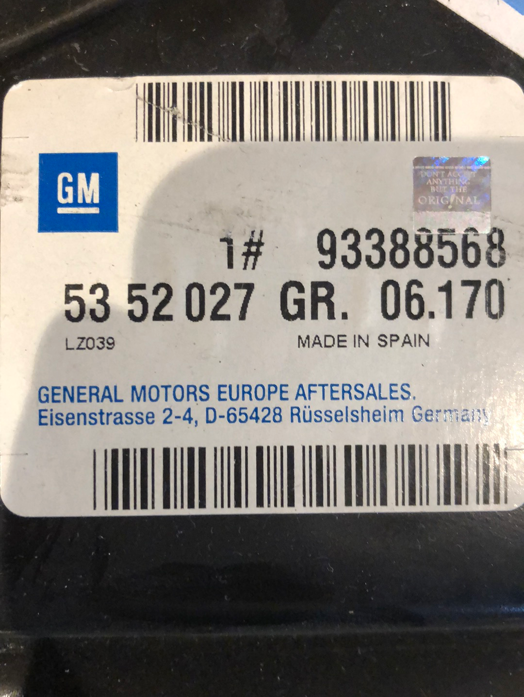 Original GM Opel Meriva A (X03) Bj. 03-10 Radaufhängung Links Unten Neu