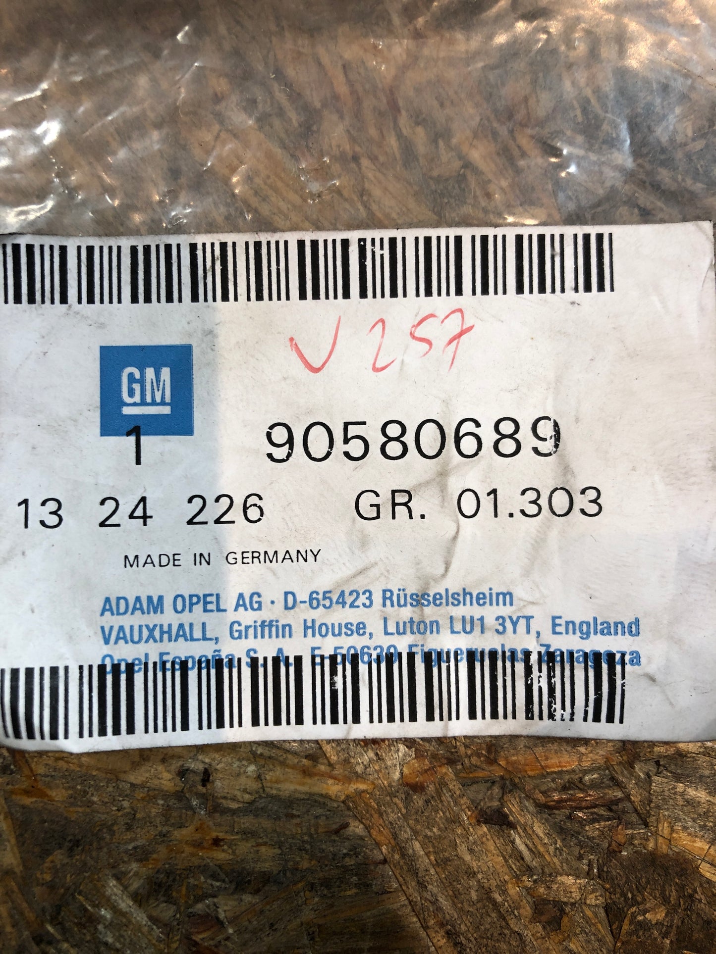 Original GM Opel Zafira A Emblem Kühlergrill Neu