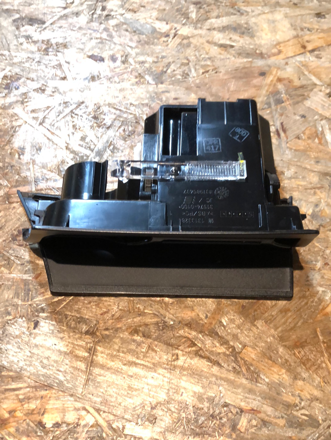 Original GM Opel Astra H Aschenbecher Mittelkonsole Schwarz Neu