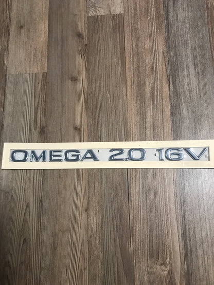 Original Omega B 2,0 16V Schriftzug hinten NEU