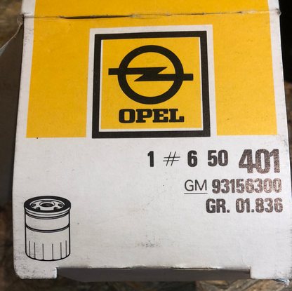 Original Opel Vectra B Ölfilter Neu