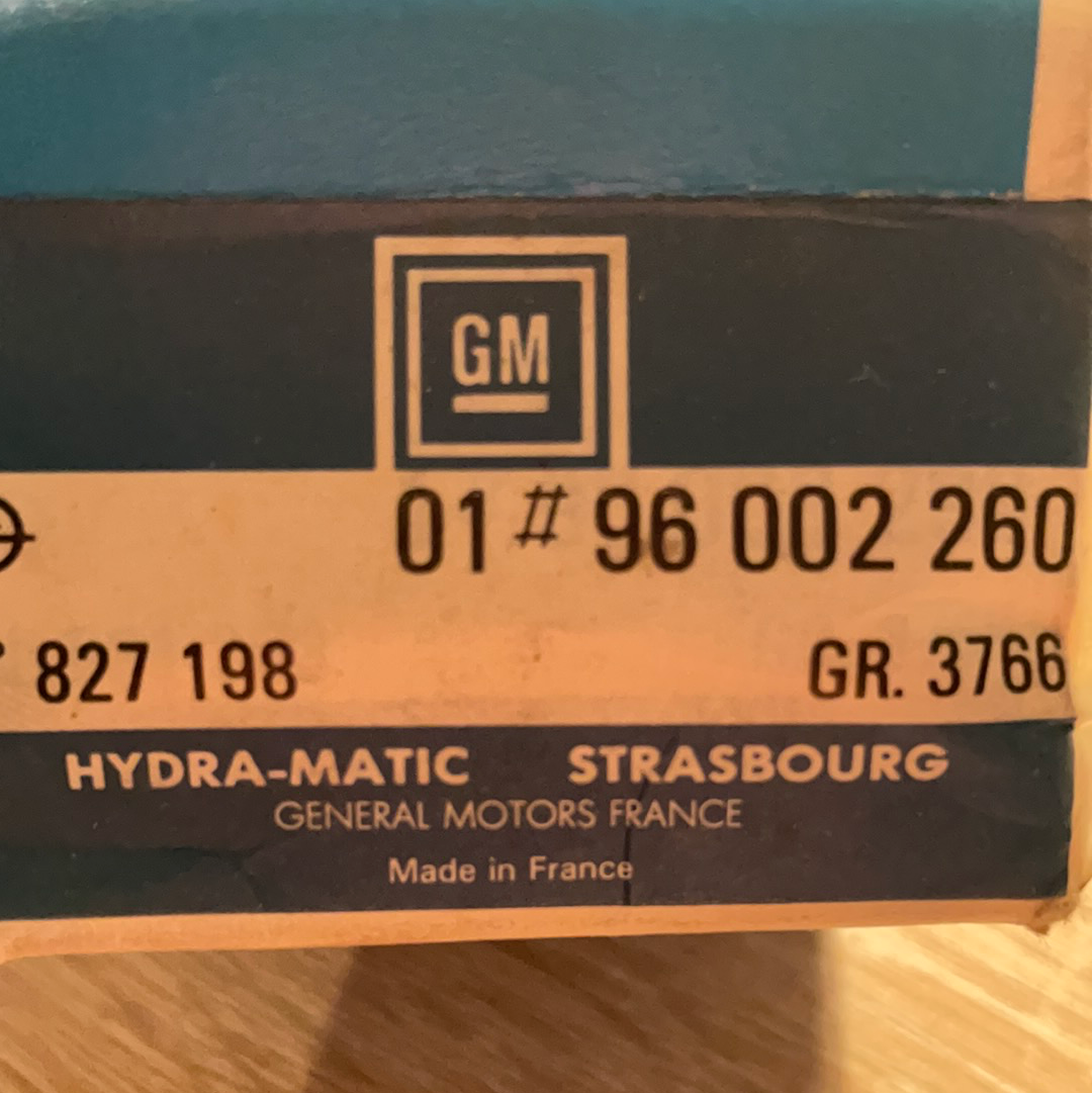 Original GM Opel Kadett E Ascona C Vergaser Satz Stufenscheibe Neu