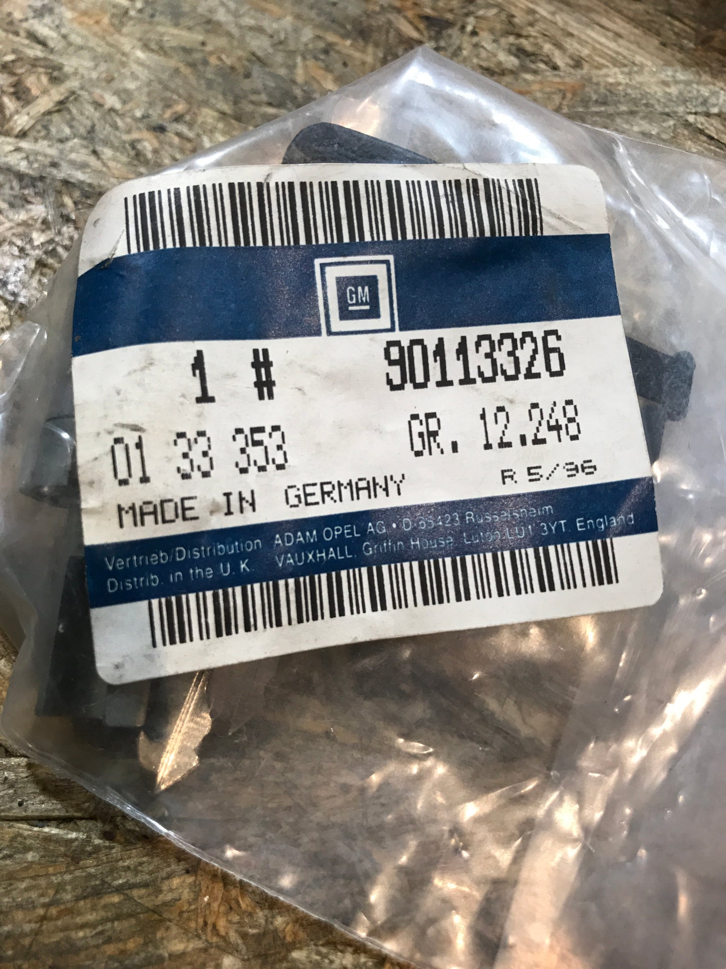 Original Opel Schließzylinder Hecklappe mit Schlüssel NEU