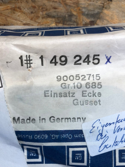 Original GM Opel Kadett D Einsatzecke innen rechts Neu