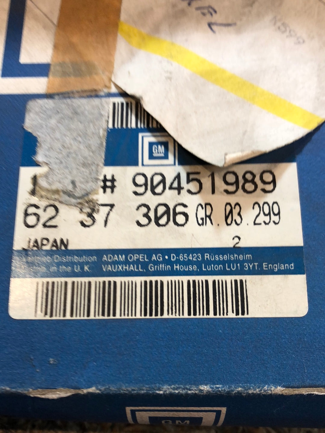 Original GM Opel Astra F Steuergerät Getriebe Neu