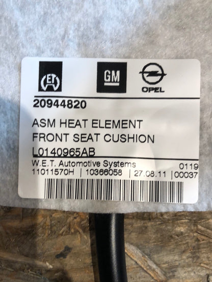 Original GM Opel Insignia A Matte Sitzheizung vorne Neu