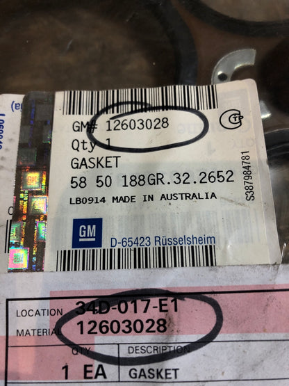 Original Opel Antara Insignia Signum Dichtung Ansaugkrümmer Neu