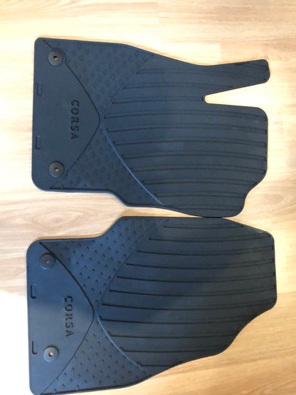 Original GM Opel Corsa D Gummi-Fußmatten Neu